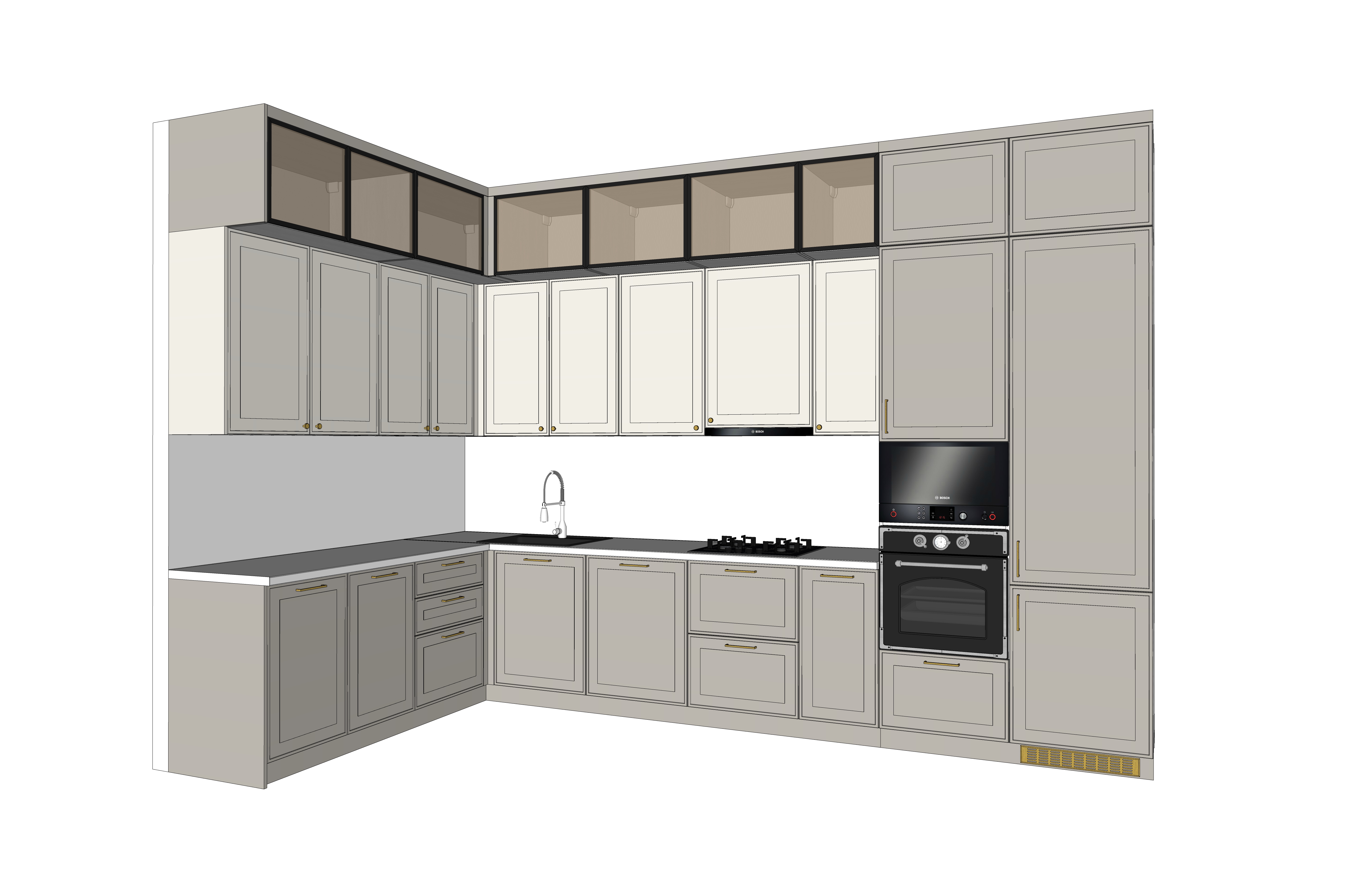 Угловая кухня